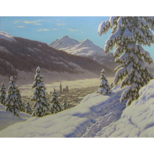 A Winter Idyll, Davos